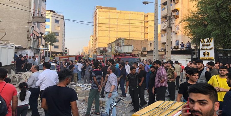 انفجار گاز در محله زیتون کارمندی اهواز