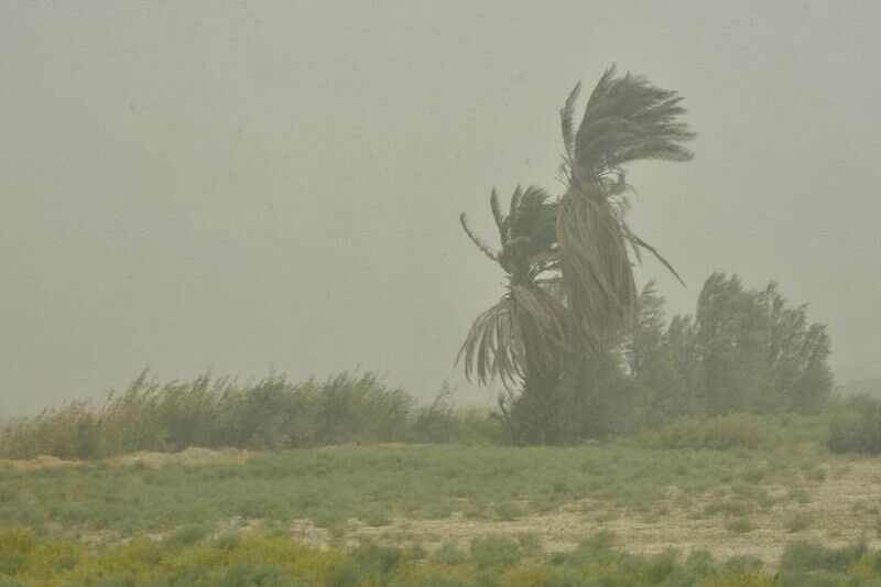 پیش‌بینی وزش باد و گردوغبار در خوزستان