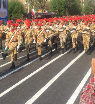 آغاز رژه نیروهای مسلح به مناسبت آغاز هفته دفاع مقدس امروز (۳۱ شهریورماه) در اهواز