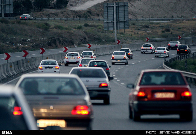 ترافیک در محورهای خوزستان عادی و روان است