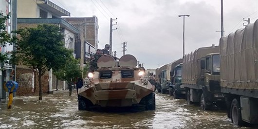 آماده باش ارتش برای مقابله با سیل احتمالی در خوزستان