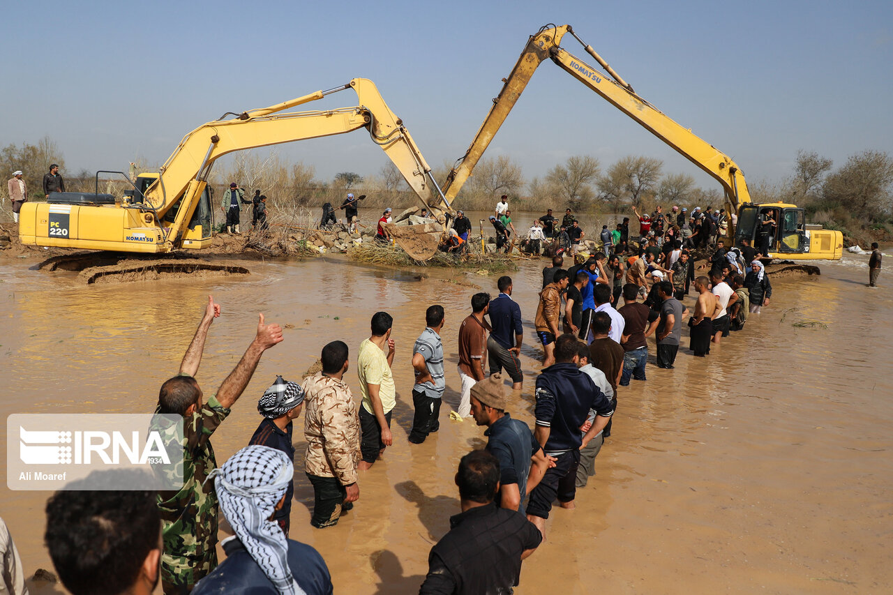 زنگ خطر سیل دوباره در خوزستان