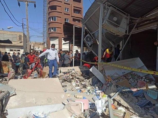 انفجار مرگبار گاز در بازار عامری اهواز / ادامه عملیات جستجو