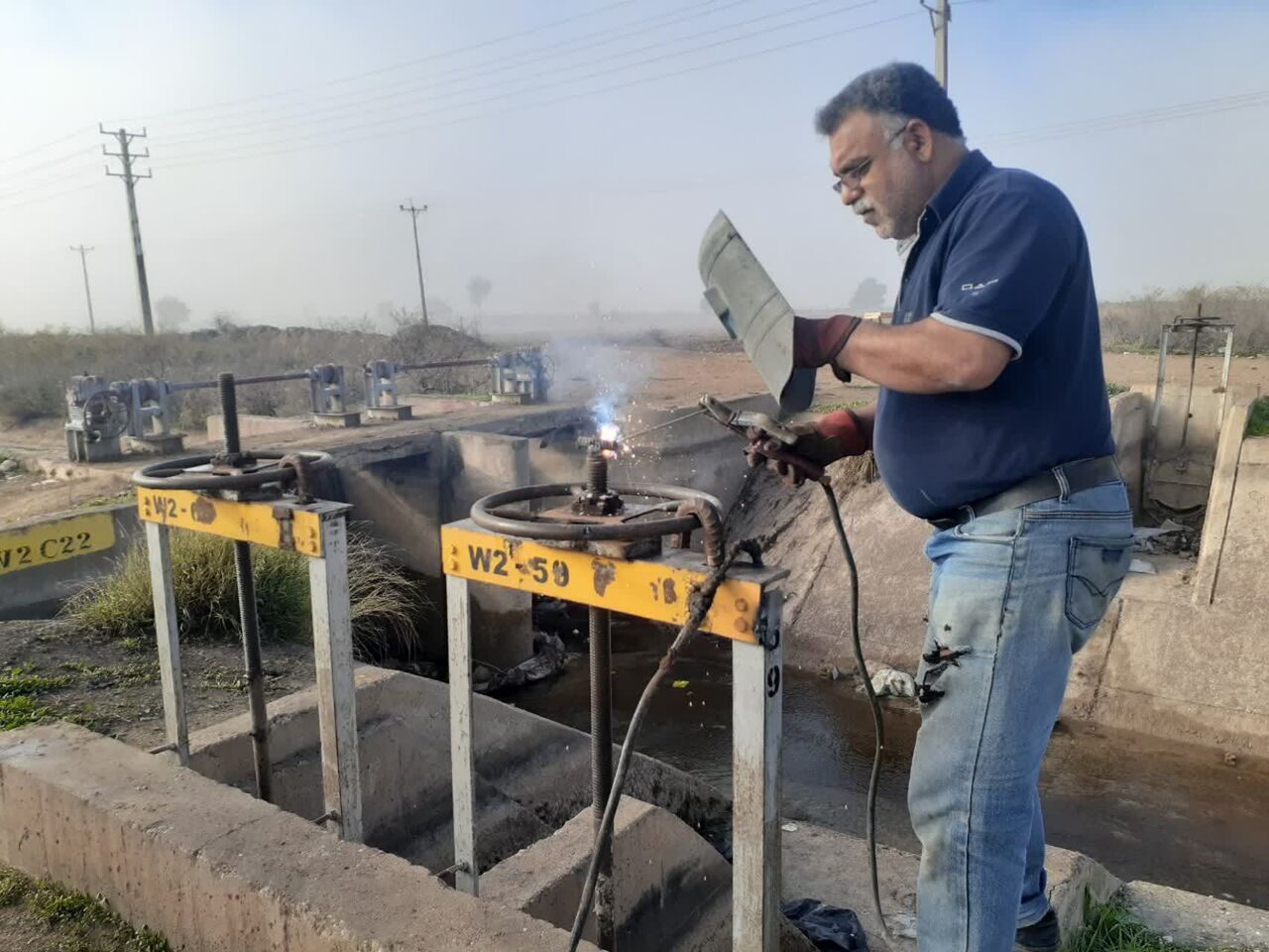 ۶ هزار دریچه شبکه آبیاری کشاورزی شمال خوزستان تعمیر شدند