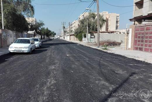 آغاز عملیات آسفالت خیابان شهید منجزی پور در منطقه ۳