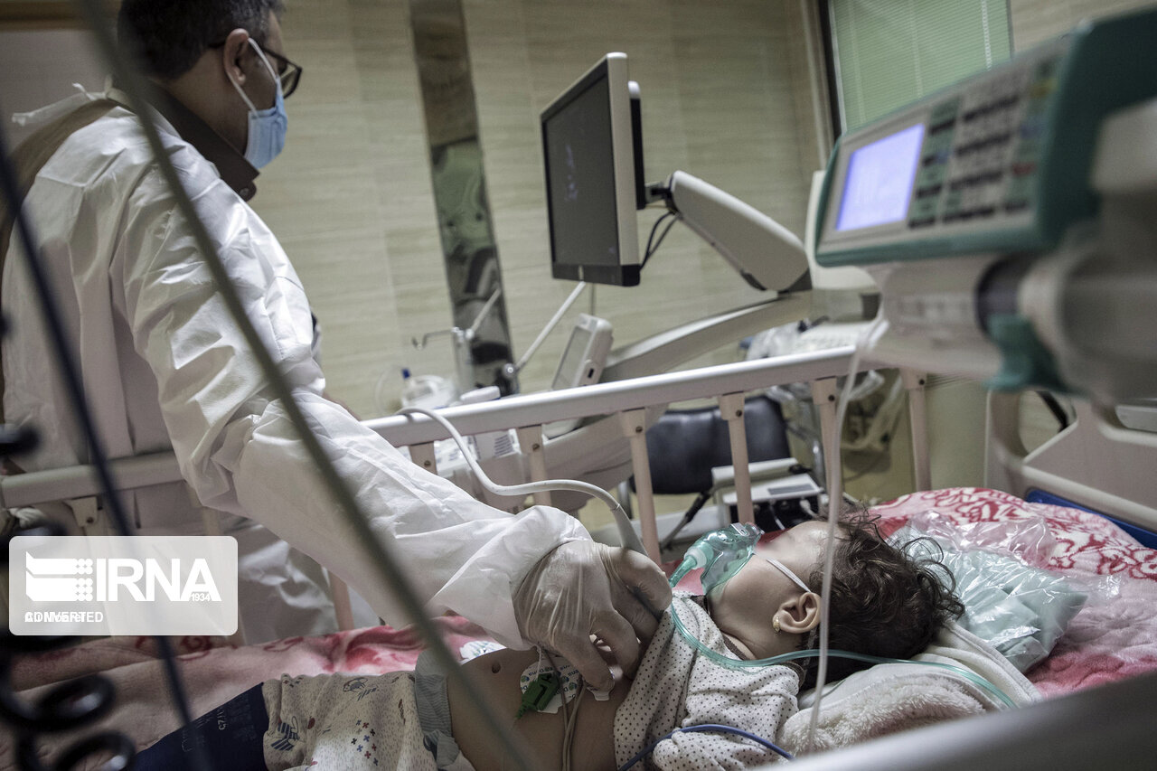 آخرین وضعیت بیماران کرونایی در بیمارستان کودکان اهواز