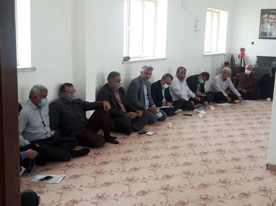 برگزاری جلسه بررسی کشت تابستانه ۱۴۰۱ با موضوع ممنوعیت کشت شلتوک در سالن بخشداری شهر سلطان آباد
