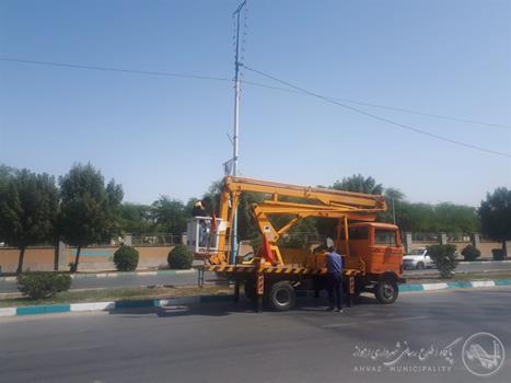 در راستای استقبال از بهار ۱۴۰۱ صورت گرفت؛ نصب ریسه های بلوطی در ساحلی شرقی