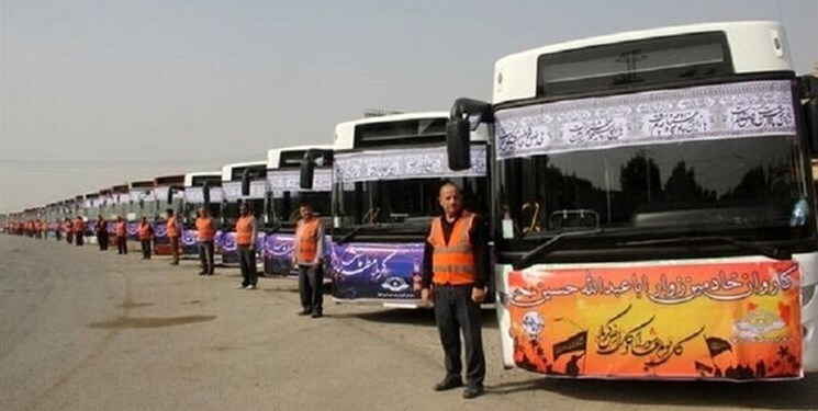 کمک شهرداری دزفول برای تامین اتوبوس در مرز چذابه