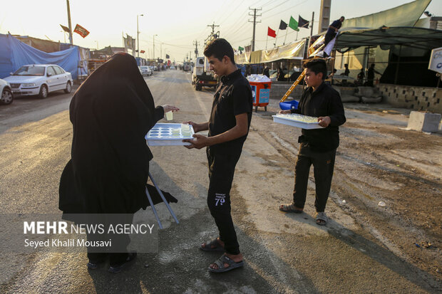 حرکت زائران اربعین در خوزستان آغاز شده است