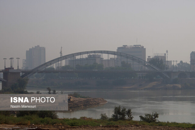 هوای ۶ شهر خوزستان در وضعیت “ناسالم”/ اهواز همچنان “قرمز”