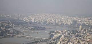 آلودگی هوا در ۹ شهر خوزستان